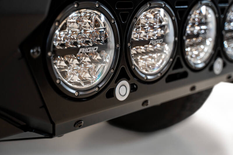 Addictive Desert Designs 2021+ Ford Raptor Bomber Front Bumper w/ 4 Rigid 360 6in Light Mounts | Ford F-150 Raptor (21-23) (F210014110103)