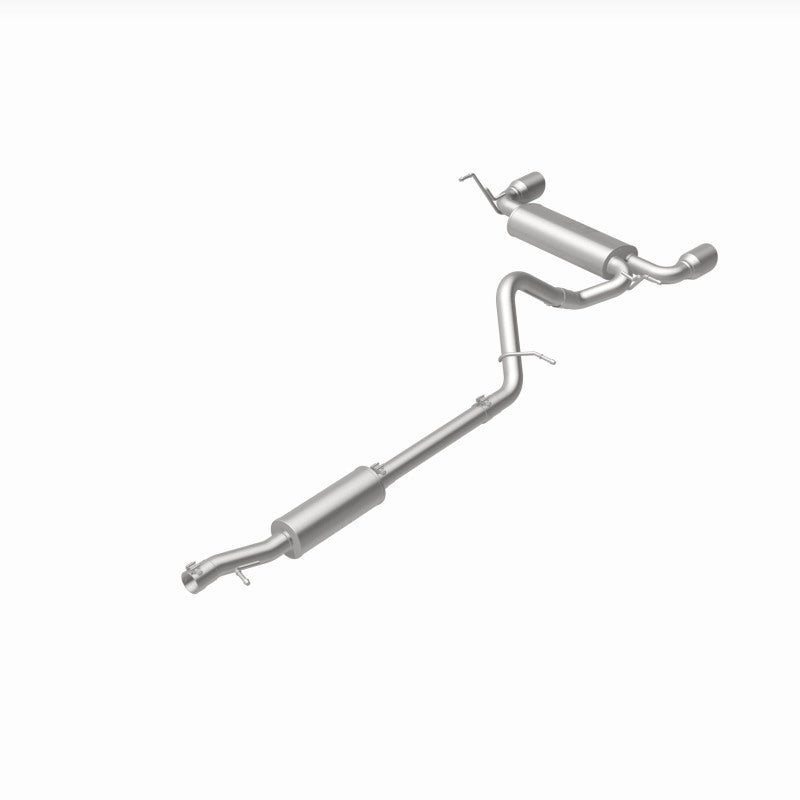 MagnaFlow Cat-Back Exhaust Black Tips (REAR): Jeep Wrangler 2012-2017 3.6L V6