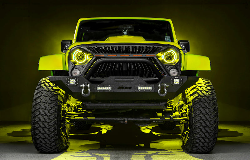 ORACLE Lighting ColorSHIFT Bi-LED Projector Headlights (FRONT): Jeep Wrangler (07-18)