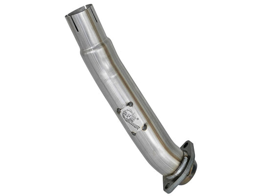 AFE Twisted Steel Loop Delete Pipe: Jeep Gladiator (2020-2025) / Wrangler (2018-2025) 3.6L V6