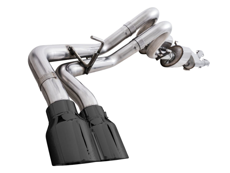 AWE 16-22 Toyota Tacoma Dual Catback Exhaust w/ BashGuard | Toyota Tacoma (16-19, 20-23) (3015-33826)
