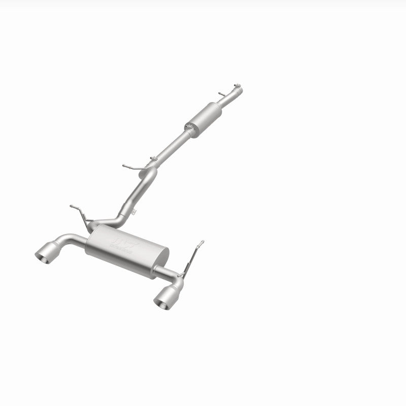 MagnaFlow Cat-Back Exhaust Black Tips (REAR): Jeep Wrangler 2012-2017 3.6L V6