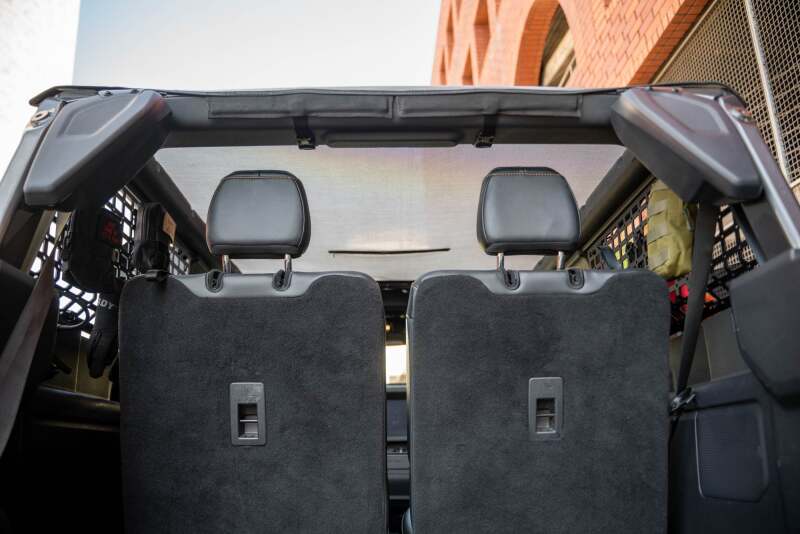 DV8 Offroad 21-24 Ford Bronco 2-Door Rear Window Molle Panels | Ford Bronco (21-26) (MPBR-12)
