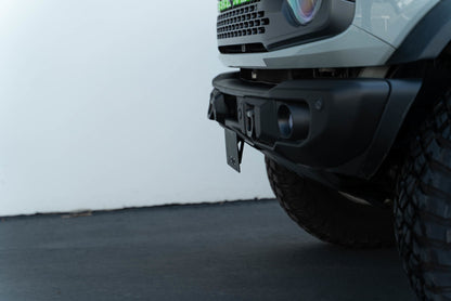 DV8 Offroad Capable Bumper Front License Plate Mount | Ford Bronco (21-26) (LPBR-04)