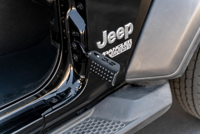 DV8 Offroad Foot Pegs (FRONT AND REAR): Jeep Wrangler / Gladiator (2018-2026)