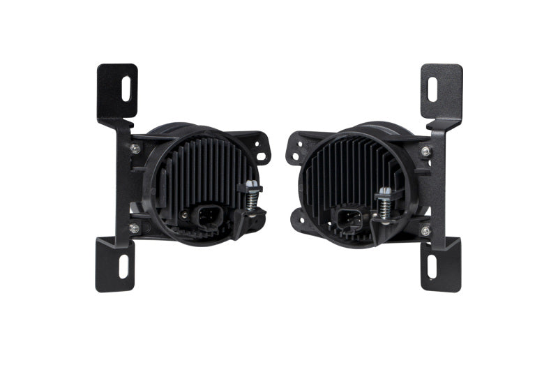 Diode Dynamics Elite Series Fog Lamps Yellow (FRONT): Jeep Wrangler JK 2007-2018 / JL Rubicon 2018-26 / Gladiator JT 2020-24 Steel Bumper