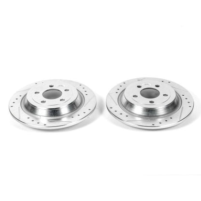 PowerStop 15-17 Ford F-150 Rear Drilled & Slotted Rotors | Ford F-150 (15-17) (AR85164XPR)