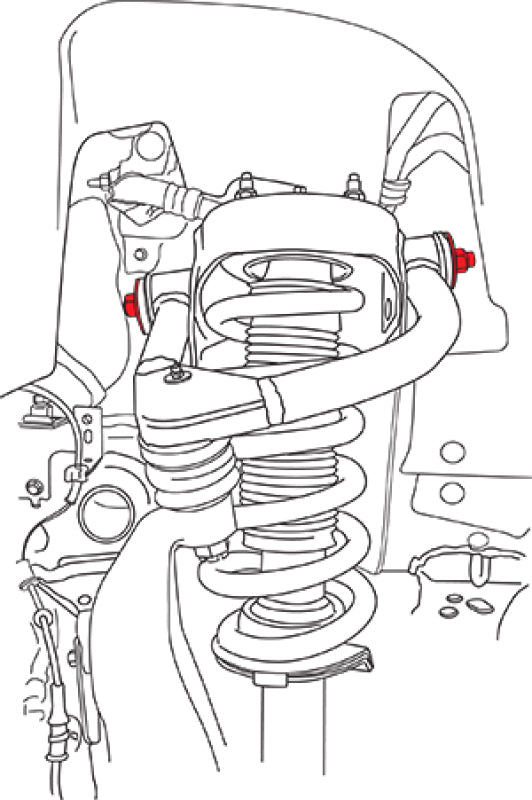 SPC Performance Control Arm Hardware | Ford Bronco (21015)