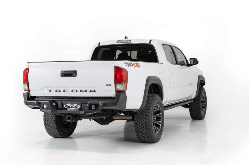 Addictive Desert Designs 16-19 Toyota Tacoma Stealth Fighter Rear Bumper w/ Backup Sensor Cutouts | Toyota Tacoma (20-23) (R681241280103)