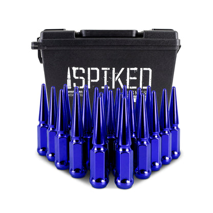 Mishimoto Steel Spiked Lug Nuts | Ford Ranger / Ford Bronco (19-26 / 21-26) (MMLG-SP1215-24BL)