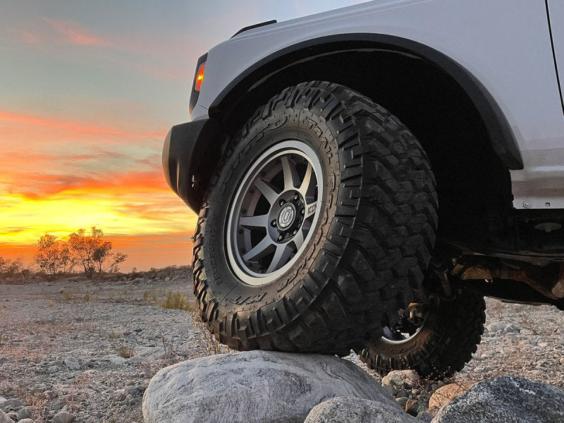 ICON Rebound Pro 17x8.5 6x5.5 25mm Offset 5.75in BS 95.1mm Bore Titanium Wheel | Ford Ranger / Bronco (19-26) (21817859057TT)