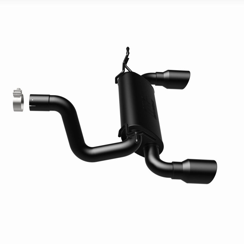 MagnaFlow Street Series Axle-Back Perf Exhaust Dual Black Tips (REAR): Jeep Wrangler JL 2018-2024 2.0/3.6L