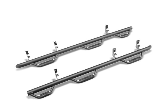 N-Fab Nerf Step 2019 Chevy/GMC 1500 Crew Cab 5ft 8in Bed - Bed Access - Tex. Black - 3in