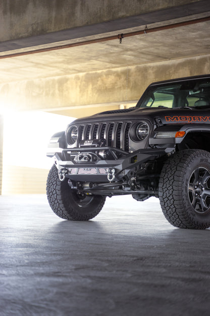 DV8 Offroad MTO Series Front Bumper (FRONT): Fits Most Jeep Wrangler / Gladiator Models (2018-2026)