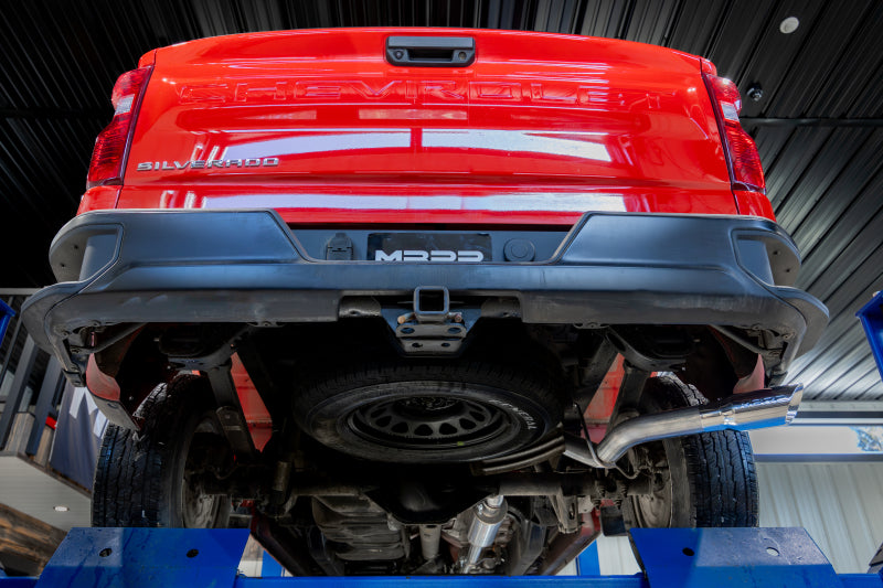 MBRP Black-Coated Alum. Steel 3in Cat-Back | GM 1500 Silverado/Sierra 2019-2024 (S5019BLK)