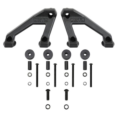 Westin Textured Black LED Cowl Mount: Jeep Wrangler (18-24) / Gladiator (20-24)