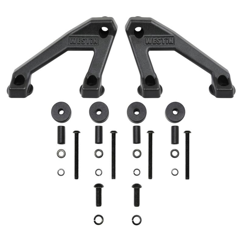 Westin Textured Black LED Cowl Mount: Jeep Wrangler (18-24) / Gladiator (20-24)
