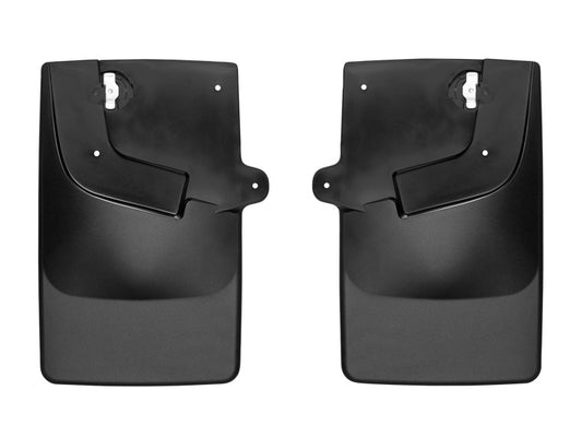 WeatherTech 2017+ Chevrolet Colorado No Drill Mudflaps - Black (ZR2 Model Only)