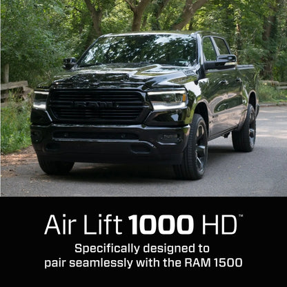 Air Lift 1000HD Rear Air Spring Kit: RAM 1500 New Body 2019-2024