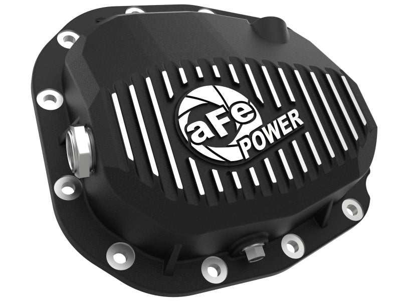 aFe Pro Series Rear Diff Cover Black w/ Machined Fins | Ford F-150 (15-19) (SPF4671180B)