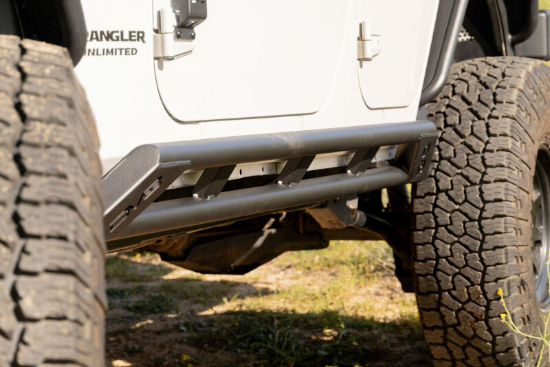 DV8 Offroad Rock Sliders | Jeep Wrangler JK 4-Door (07-18) (SRJK-07)