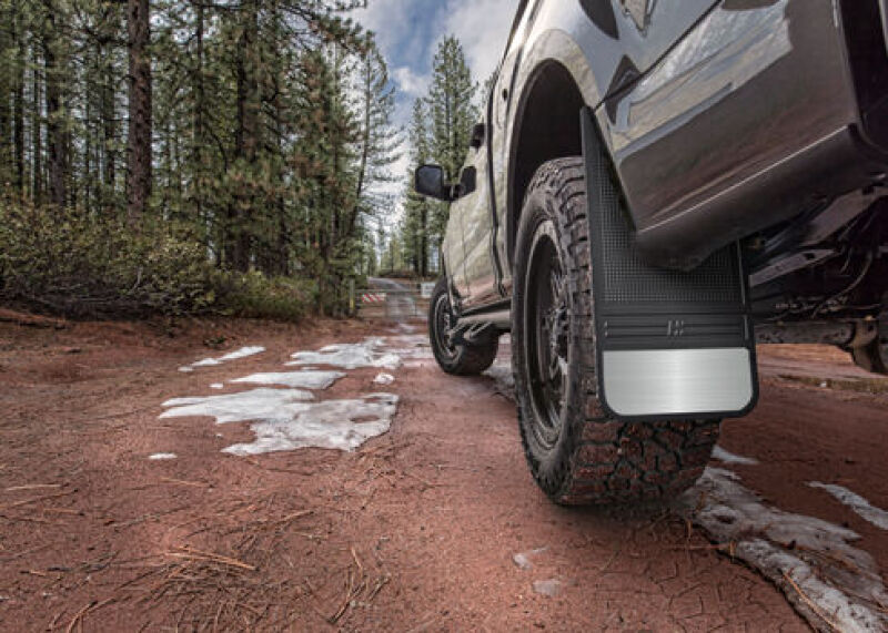 Husky Liners Universal 12in Wide Black Rubber Front Mud Flaps | Ford Ranger (19-26) (55000)