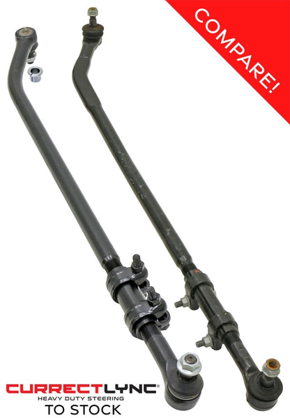 RockJock JK Currectlync Steering System w/ Flipped Drag Link | Jeep Wrangler JK (07-18) (JK-9704P)