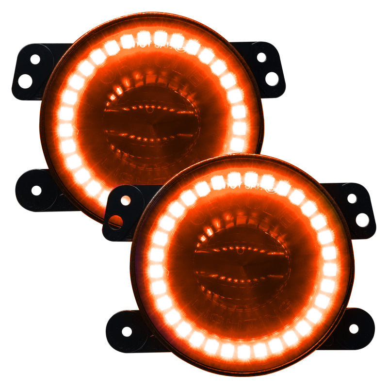 ORACLE Lighting Hi-Perf LED Fog Lights: Fits Jeep Wrangler / Gladiator (07-26) w/o Controller