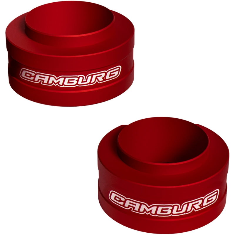 Camburg 2.5in Front Spring Preload Spacer Kit | Ford Ranger Raptor (19-26) (CAM-110306-RED)