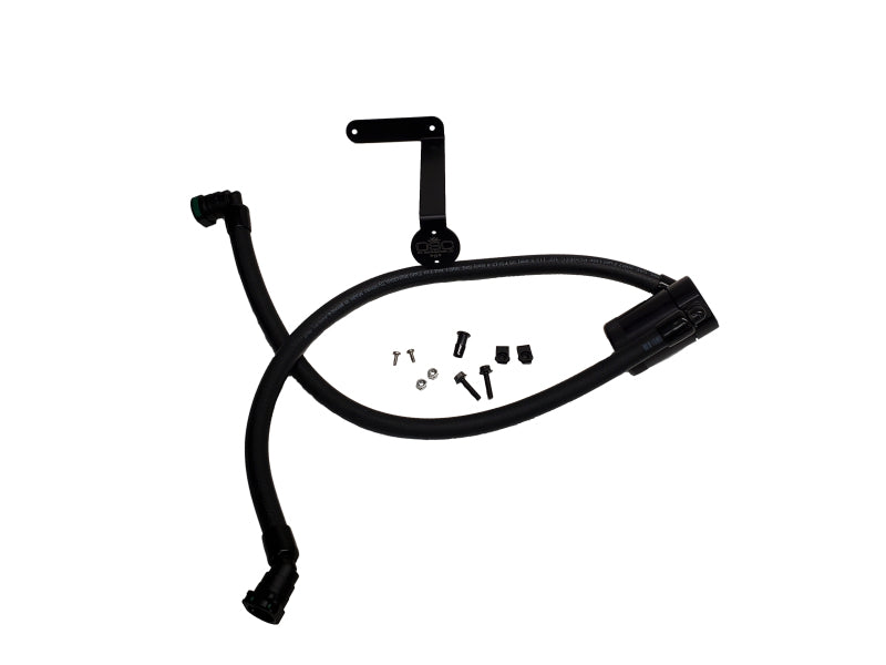 J&L 3.0 Black Anodized Passenger Side Oil Separator | Ford F-150 (13-26)