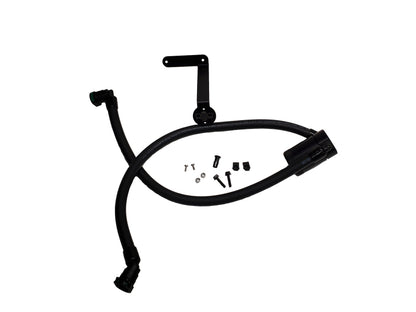 J&L 3.0 Black Anodized Passenger Side Oil Separator | Ford F-150 (13-26)