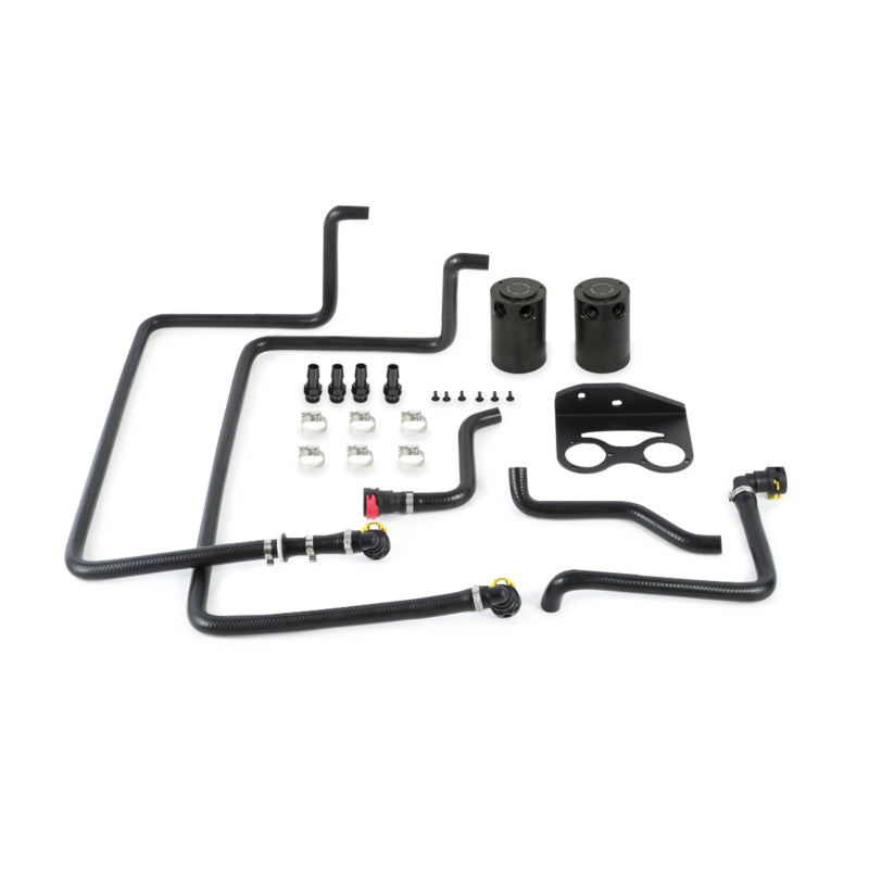 Mishimoto Baffled Catch Can Kit | 2015-2017 Ford F-150 2.7L EcoBoost (MMBCC-F27T-15SBE)