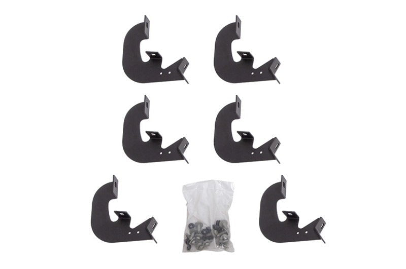 Dee Zee Running Board Hex Side Step Bracket Kit | Chevrolet Silverado 1500/2500HD/3500HD (19-26) / GMC Sierra 1500/2500HD/3500HD (19-26) (DZ66340) Fabrication offroad accessory | Iron Ridge Offroad