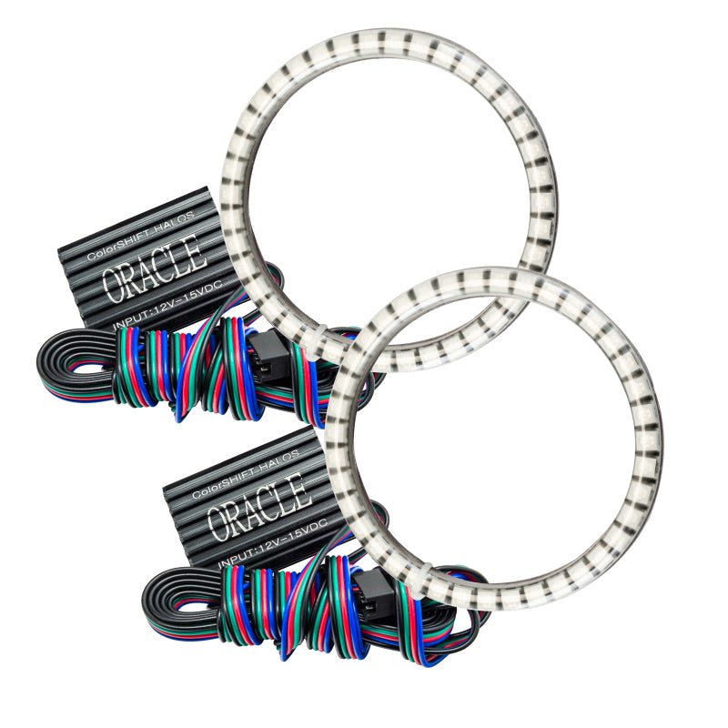 ORACLE Lighting LED Surface Mount Fog Light Halo Kit (FRONT): Fits Jeep (07-26) w/ Adhesion Promoter