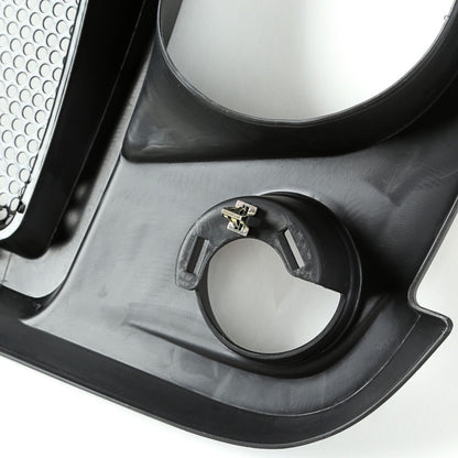 Rugged Ridge Spartan Satin Black Grille: Fits Most Jeep Wrangler Models (2007-2018)