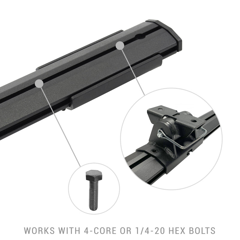 Go Rhino XRS Cross Bars Kit | Jeep Gladiator / Toyota Tacoma / Nissan Frontier (19-26) / (16-22) / (05-21) (5935000T)