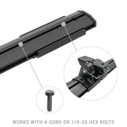 Go Rhino XRS Cross Bars Kit | Jeep Gladiator / Toyota Tacoma / Nissan Frontier (19-26) / (16-22) / (05-21) (5935000T)