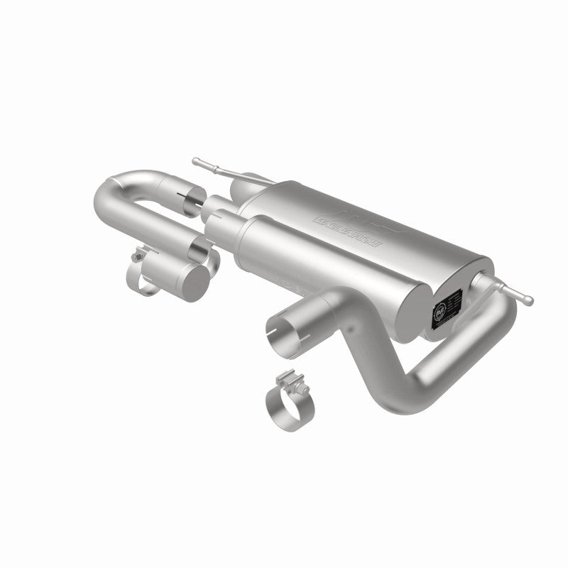 Magnaflow Overland Series Axle-Back Perf Exhaust System (REAR): Jeep Wrangler JL 18-25 2.0L / 3.6L