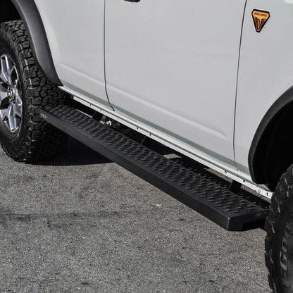Westin Grate Steps Running Boards | Ford Bronco (21-26) 75 in Textured Black (27-74725)
