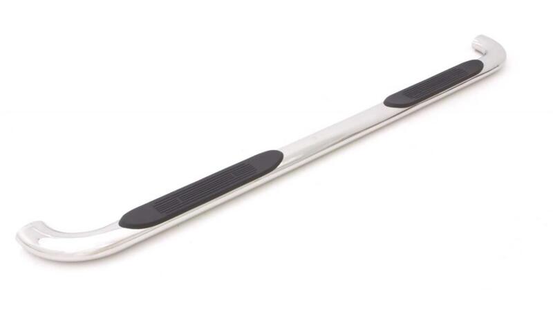 LUND Oval Curved SS Nerf Bars | Chevrolet Silverado 1500 / 2500HD / 3500HD / GMC Sierra 1500 / 2500HD / 3500HD (19-26) (23288964)
