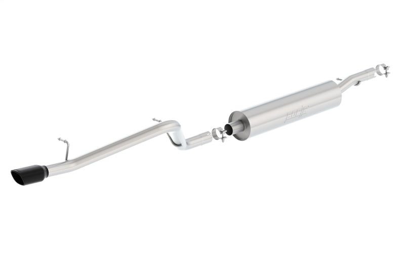 Borla S-Type Cat-Back Exhaust (Single Rear Exit): Jeep Wrangler JK 3.6L (12-18) - Black