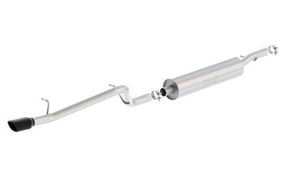 Borla S-Type Cat-Back Exhaust (Single Rear Exit): Jeep Wrangler JK 3.6L (12-18) - Black