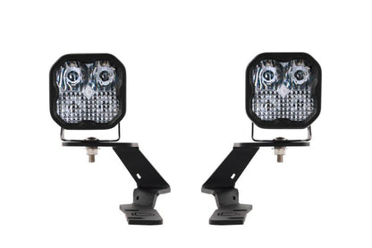 Diode Dynamics 19 - 21 Ford Ranger Pro SS3 LED Ditch Light Kit - White Combo Lights offroad accessory | Iron Ridge Offroad