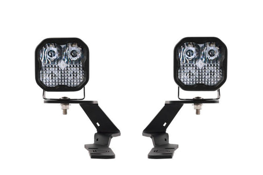 Diode Dynamics 19 - 21 Ford Ranger Pro SS3 LED Ditch Light Kit - White Combo Lights offroad accessory | Iron Ridge Offroad