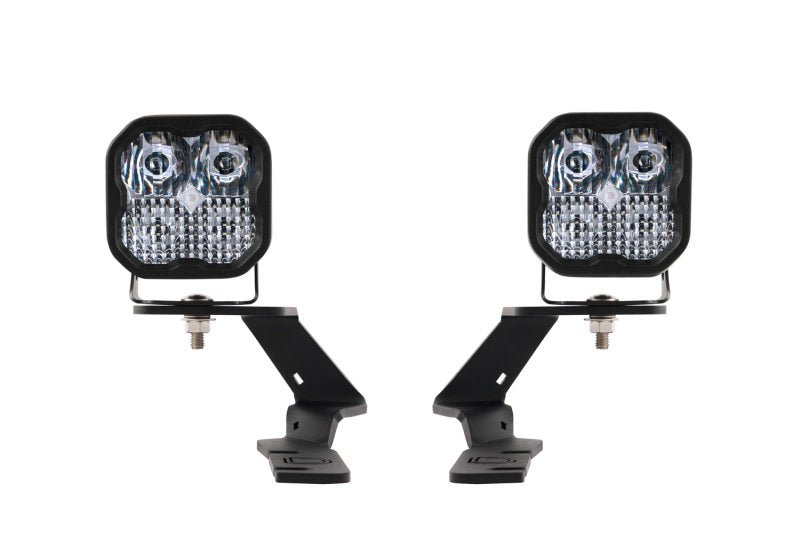 Diode Dynamics 19 - 21 Ford Ranger Sport SS3 LED Ditch Light Kit - White Combo Lights offroad accessory | Iron Ridge Offroad