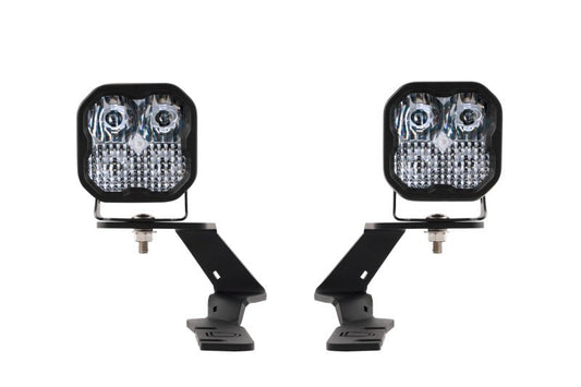 Diode Dynamics 19 - 21 Ford Ranger Sport SS3 LED Ditch Light Kit - White Combo Lights offroad accessory | Iron Ridge Offroad