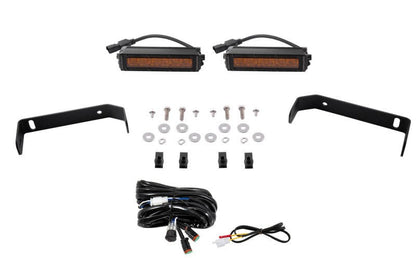 Diode Dynamics 19 - 21 Ford Ranger SS6 LED Lightbar Kit - Amber Driving Lights offroad accessory | Iron Ridge Offroad