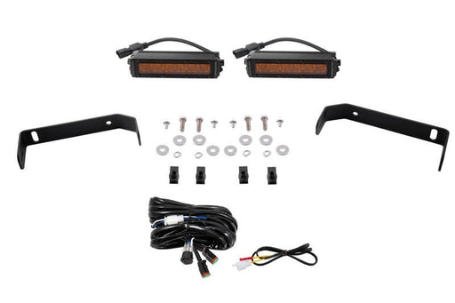 Diode Dynamics 19 - 21 Ford Ranger SS6 LED Lightbar Kit - Amber Driving Lights offroad accessory | Iron Ridge Offroad