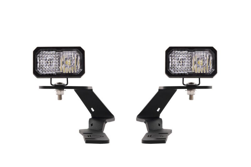 Diode Dynamics 19 - 21 Ford Ranger Stage Series 2 - Inch LED Ditch Light Kit - Pro White Combo Lights offroad accessory | Iron Ridge Offroad