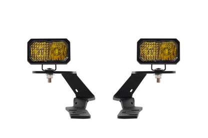 Diode Dynamics 19 - 21 Ford Ranger Stage Series 2 - Inch LED Ditch Light Kit - Yellow Pro Combo Lights offroad accessory | Iron Ridge Offroad